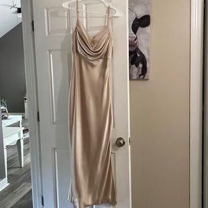 Gold Bridesmaid Dress